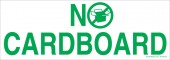3 x 8.5" No Cardboard Sticker