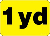 5 x 7" 1 Yard Container Decal