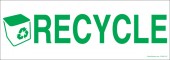 3 x 8.5" Recycle Sticker